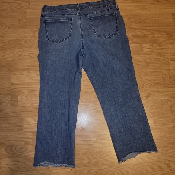 NYDJ Womens Marilyn Straigh Denim Jeans Size 14P - Picture 6 of 12